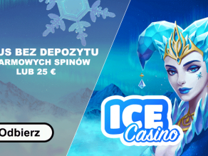Bonus bez depozytu ICE Casino – 50 darmowych spinów lub 25 €